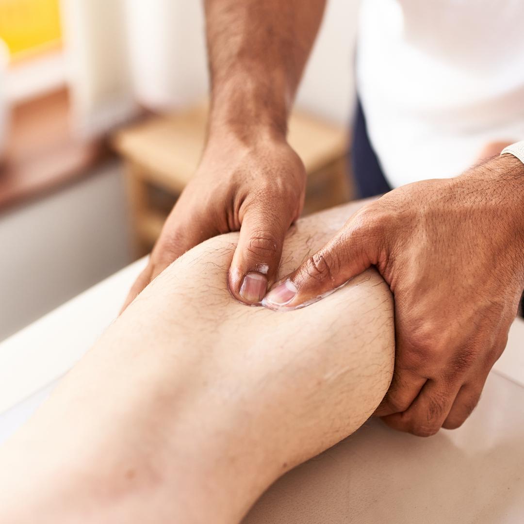 Faszien werden bei der Massage mit Behandelt